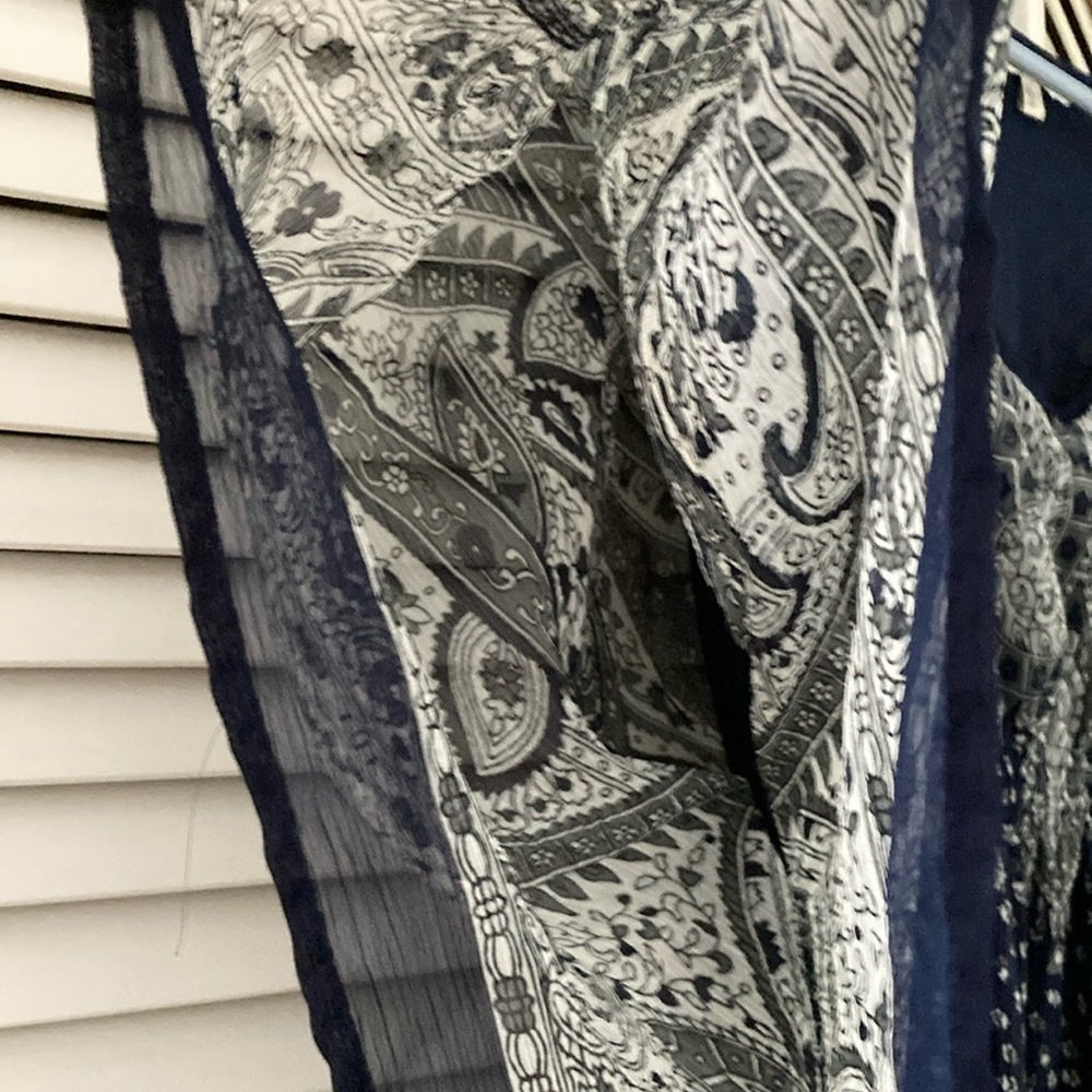 Speed Control Navy Blue Handkerchief Dress - size Large - Picture 5 of 8